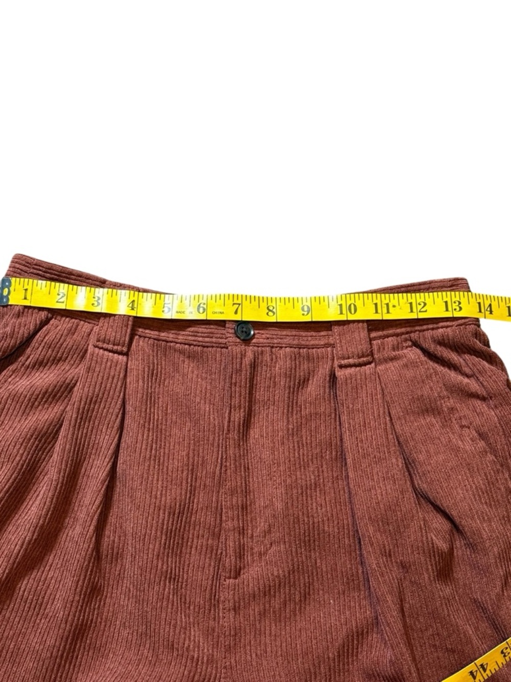 Madewell Corduroy High-Rise Tapered Pants Women’s Size 2 - Picture 4 of 8